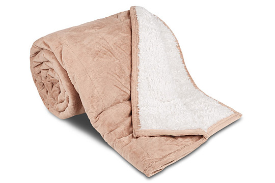 Microfiber blanket EXTRA SOFT SHEEP Beige-grey
