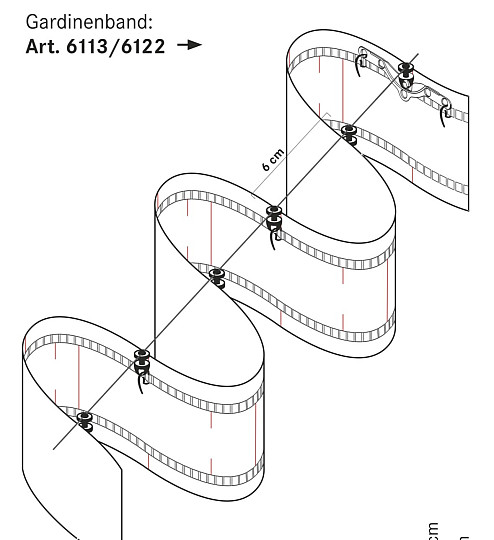 Cord with swivel slider for NEW WAVE 1:2 tape