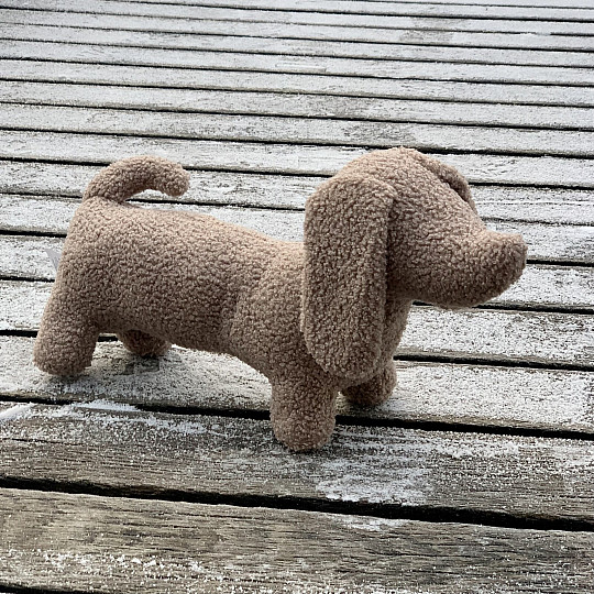 Plush toy DACHSHUND