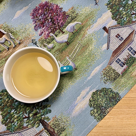 Tapestry tablecloth and scarf VENKOV