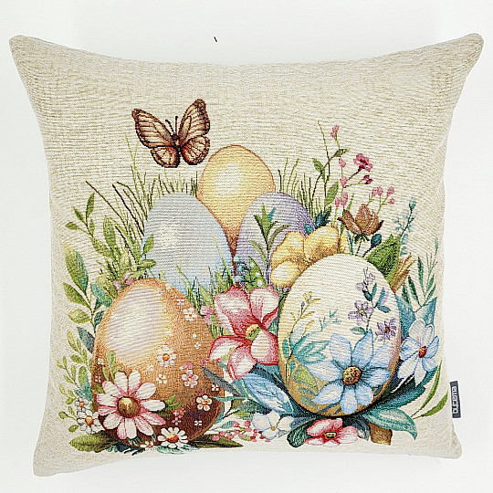 Easter decorative cover EGGS IN THE GRASS