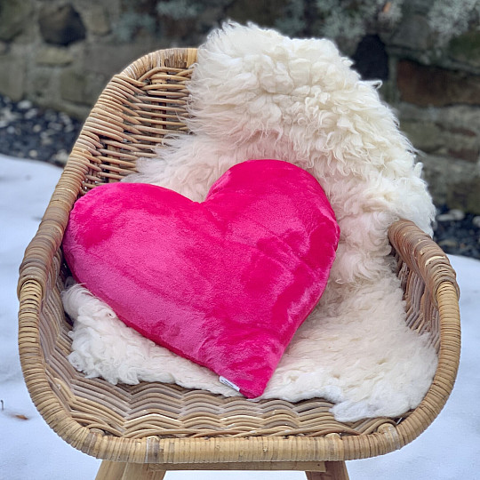 Pillow HEART PINK