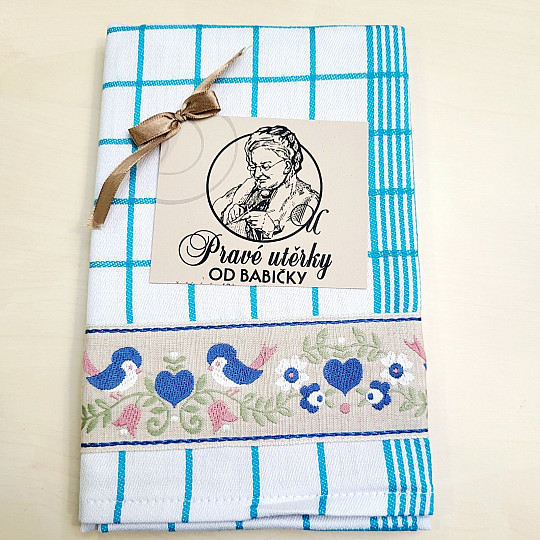 Towels from GRANDMA TURQUOISE WITH BIRDS