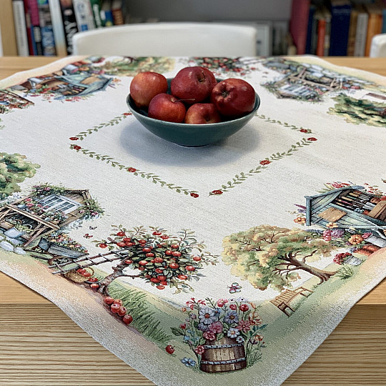 Tapestry tablecloth and scarf GARDEN HOUSE