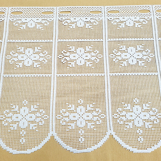 Stained glass curtain OTYLKA WHITE