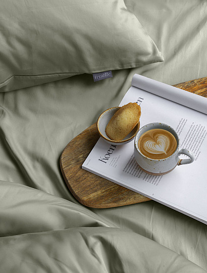 Satin pillowcase - sage 32