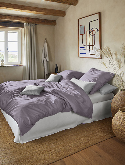 IRISETTE luxury cotton satin PARIS 8000-70 lilac