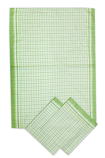 Bamboo Towels SMALL CUBE GREEN