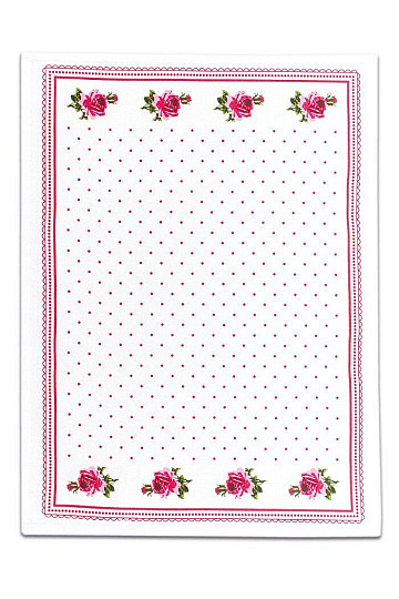 GRANDMA'S Towels Pink Roses