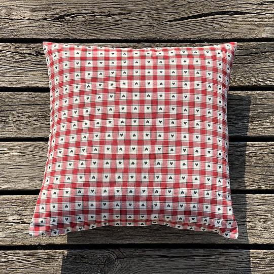 Decorative pillowcase MAXI CORET red