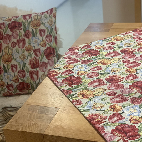 Tapestry pillowcase TULIPS NAOMI