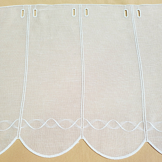 Curtain for stained glass GERSTER 11883 white