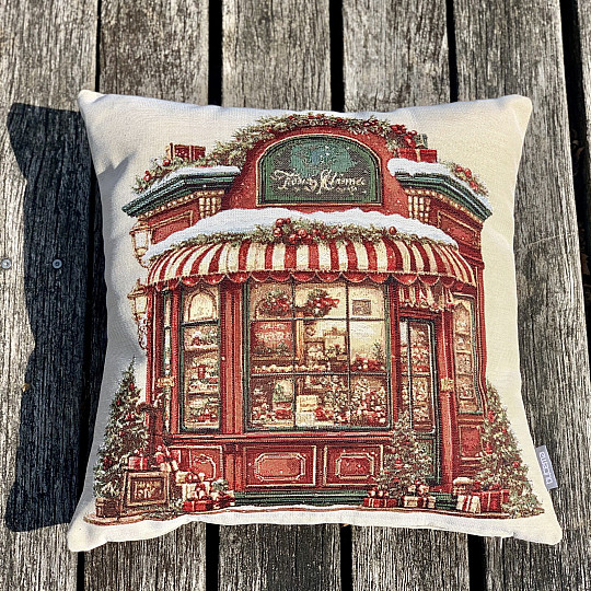 Christmas decorative cover CHRISTMAS SHOP