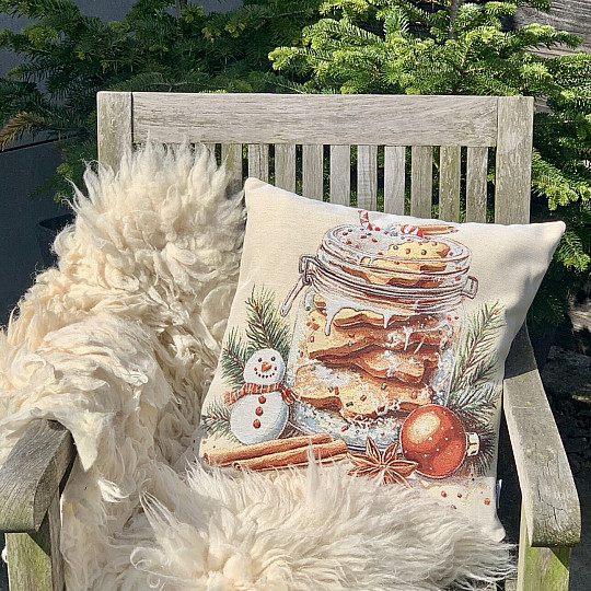 Christmas decorative cover CHRISTMAS GLASS