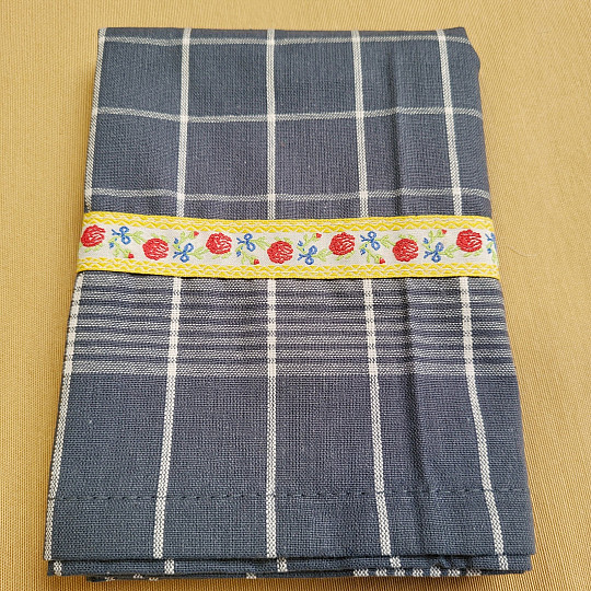 Towels from GRANDMOTHER GREY WITH FLOWERS