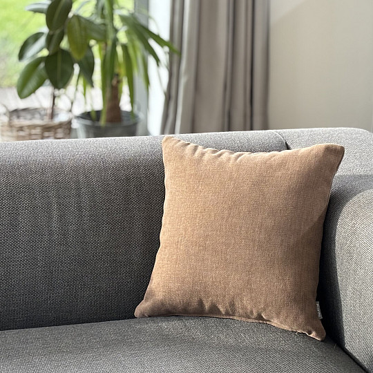 Decorative pillowcase DERBY WALNUT