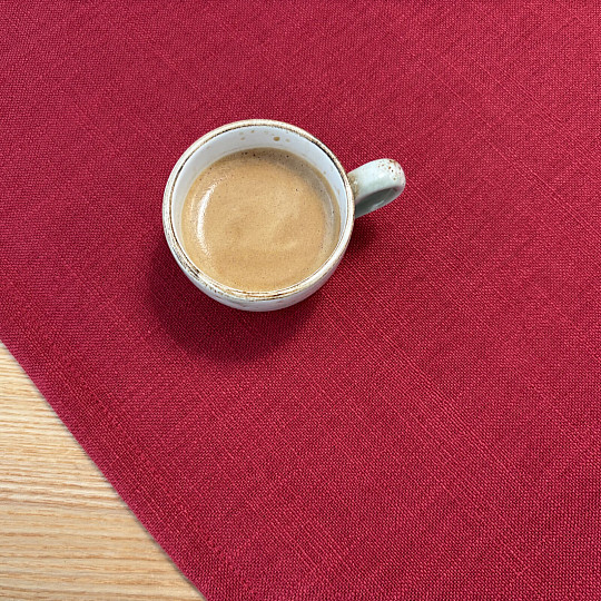 Tablecloth and scarf VALS RED