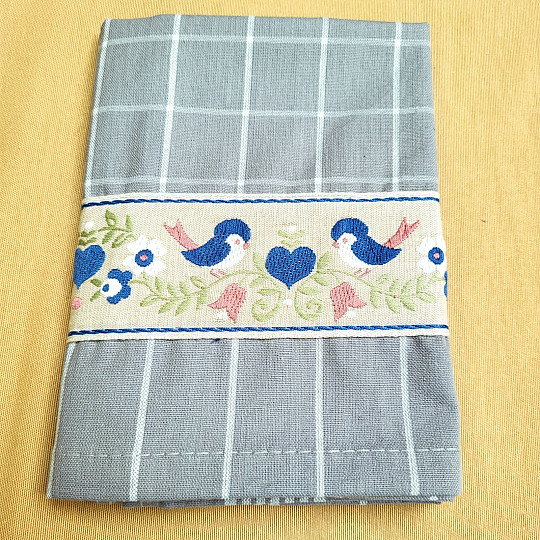 Towels from GRANDMOTHER GREY WITH BIRDS