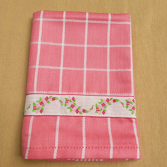 Towels from GRANDMA PINK WITH MINI FLOWERS