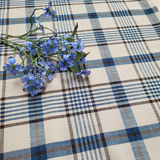 Tablecloth and scarf ANZOL BLUE