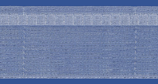 Curtain ruching ribbon 7.7 cm 1:2