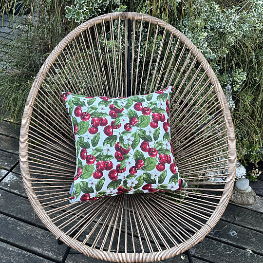 Decorative pillowcase CHERRY