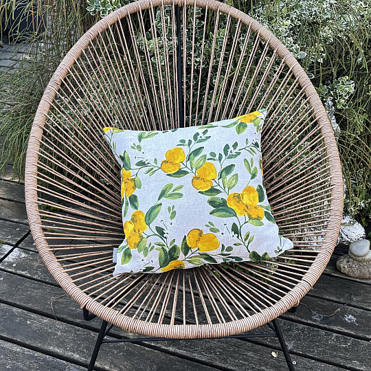 Decorative pillowcase LEMON TREE
