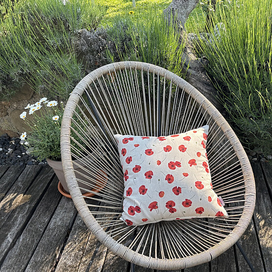 Decorative pillowcase POPPY POPPY
