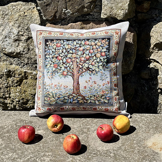 Tapestry pillowcase TREE OF KNOWLEDGE
