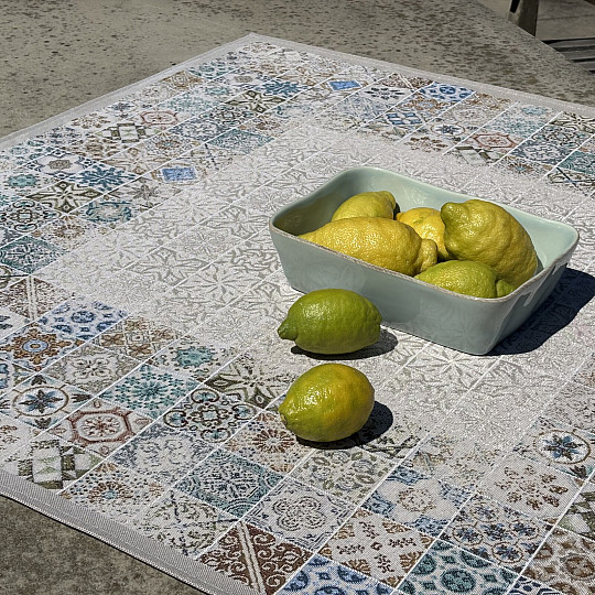 Tapestry tablecloth and scarf VINTAGE MOSAIC