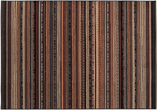Modern exclusive carpet ETNO NOBLES dark strip