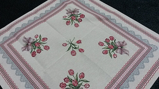 Tapestry tablecloth TULIPS