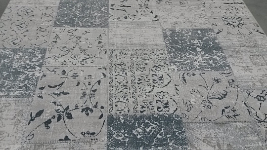 Modern carpet PIAZZO 12168 greyblue