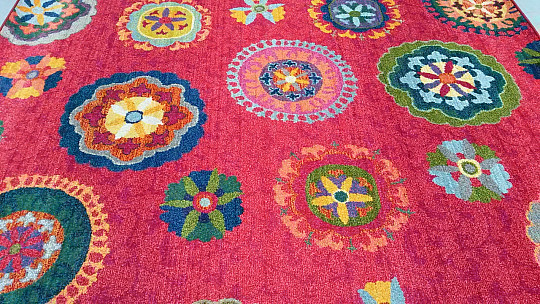 Carpet MANDALA red