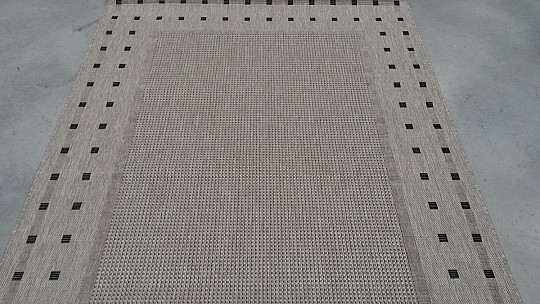 Buckle carpet FLOORLUX 20329/04 silver-black