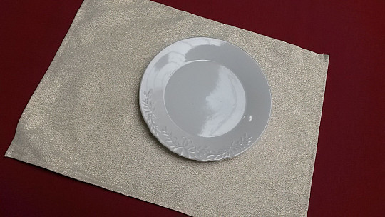 Christmas place setting FLASH natur