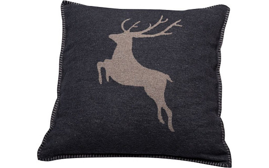SYLT JELEN - dark gray pillowcase dark gray