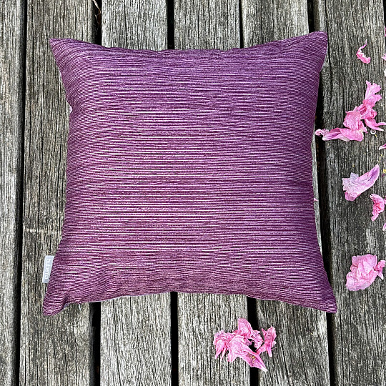 Chenille pillow-case ELIA purple