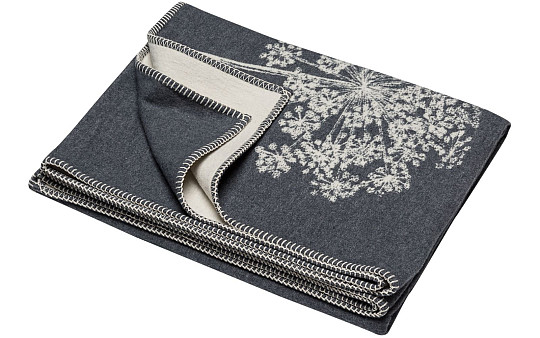 Cotton blanket DF JADE ANTHRACITE