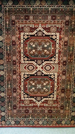 Luxurious woolen carpet ROYAL centre kazety