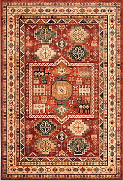 Luxurious woolen carpet KASHQAI 4306/300