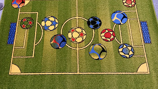 Children's piece carpet STADION