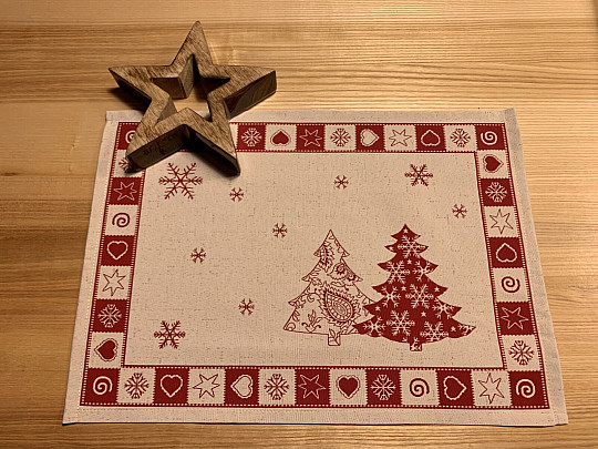 Table setting Christmas TREE