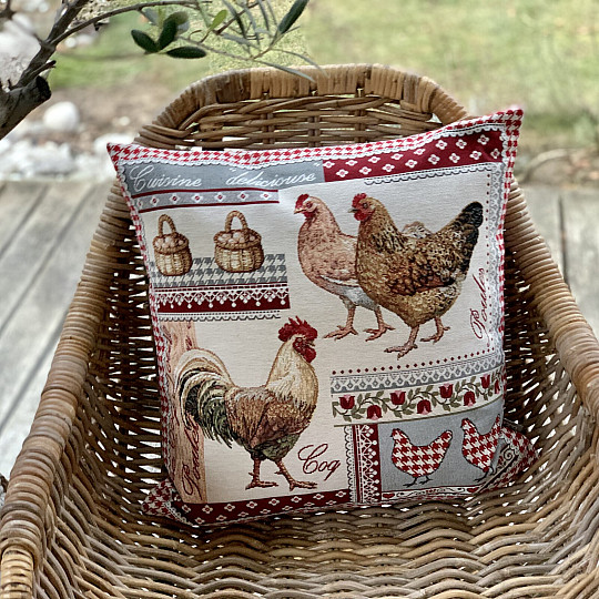 Tapestry pillow-case Farm