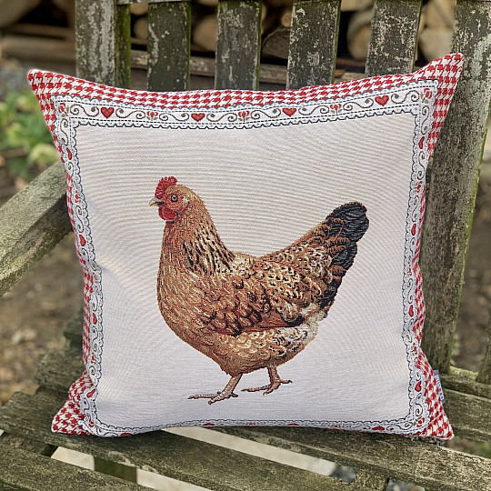 Tapestry pillow-case Hen 1