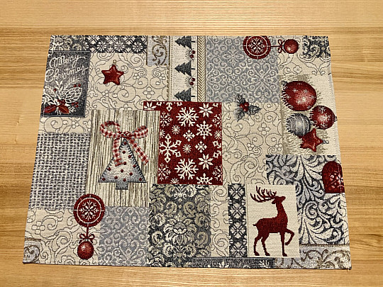 Place setting MODERN CHRISTMAS