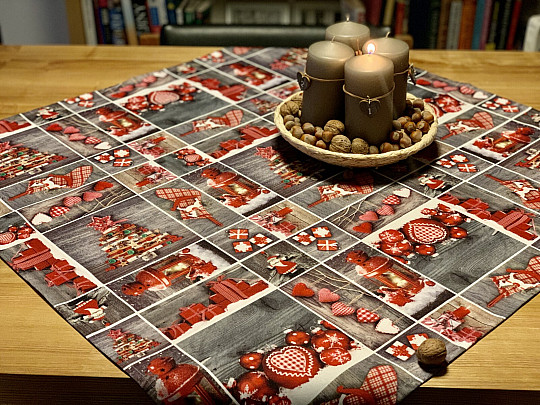 Christmas tablecloth and shawls V149