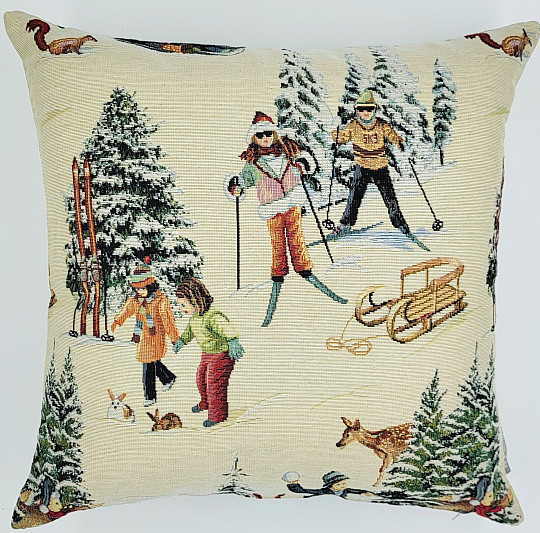 SKIERS cushion cover