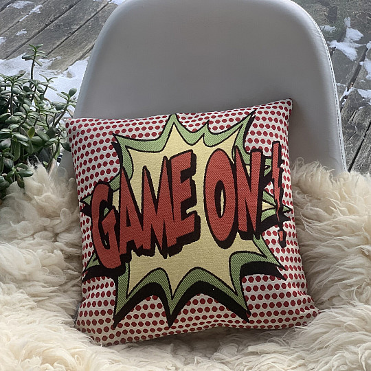 Tapestry Cushion Cover COMICS GAME ON!