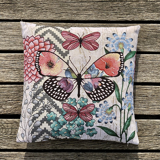 Tapestry cushion cover FEEL BUTTERFLY 1